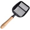 Metal Cat Litter Scoop - Durable Long Handle For Easy Cat Poop And Urine Cleaning