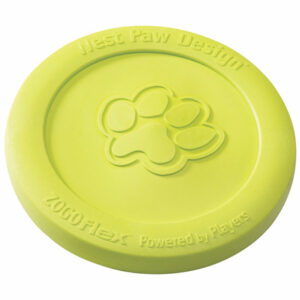West Paw 8000463 Zogoflex Green Zisc Disc Synthetic Rubber Frisbee&#44