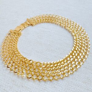 Lux Lattice Chain Choker Necklace
