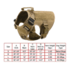 Fast Shipping Military Dog Tactical Harness and Leash Set