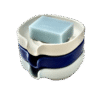 Self-Draining Porcelain Soap Dish